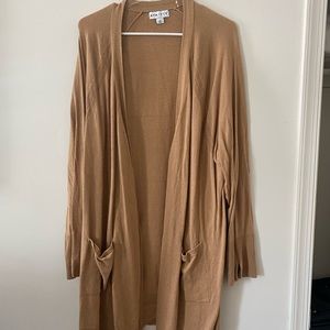 Ava & Viv Dusty Gold Duster Cardigan 4X